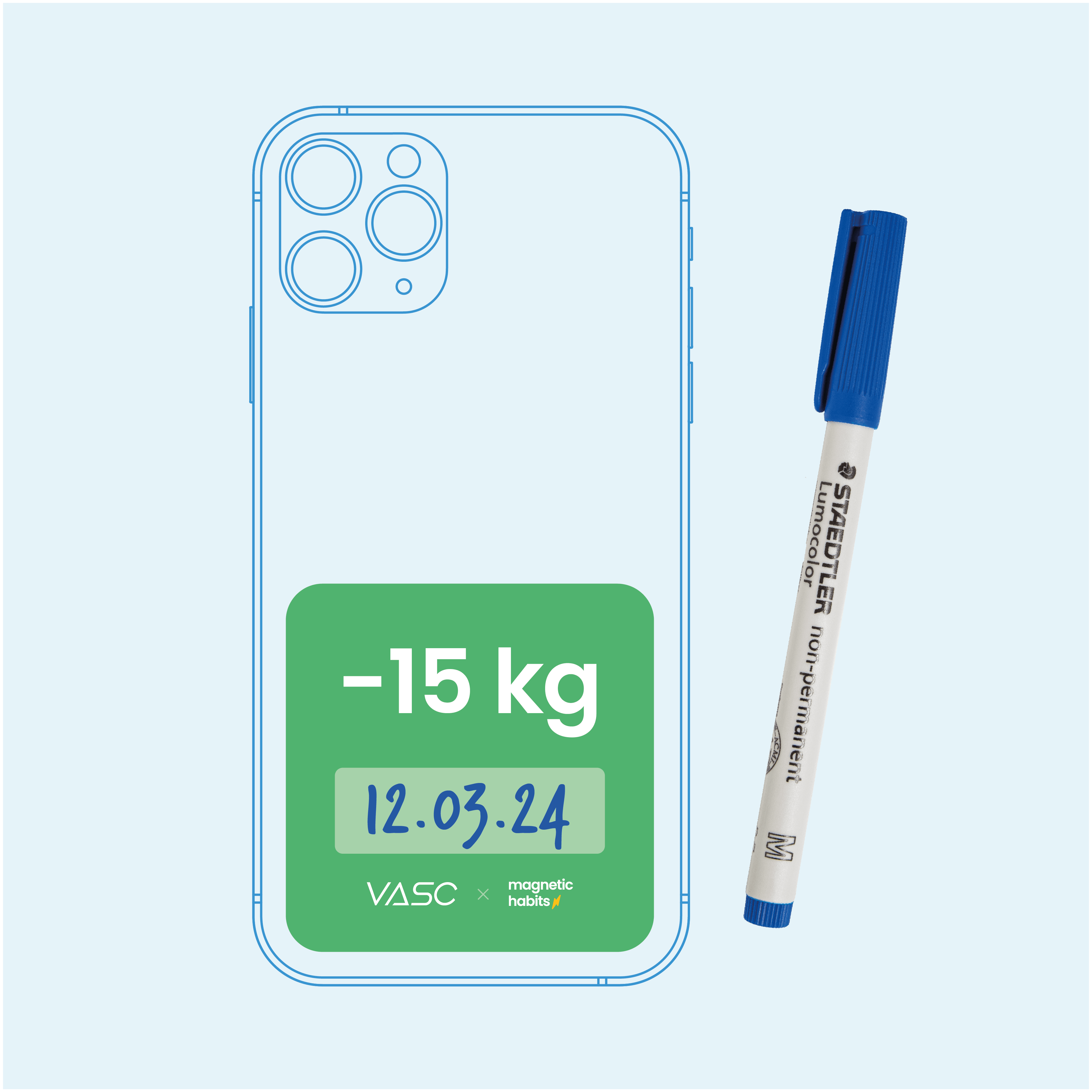 Gewicht Erfolgsmeilenstein