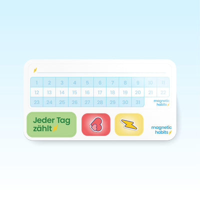 Wiederklebender 31-Tage-Tracker für bessere Gewohnheiten