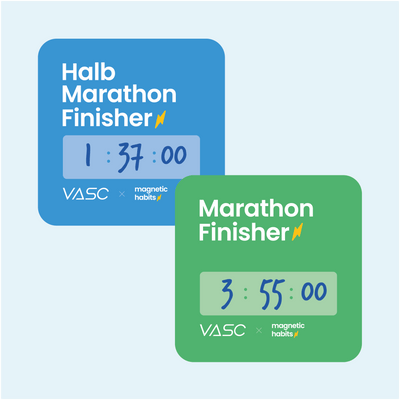 Marathon/half marathon milestone
