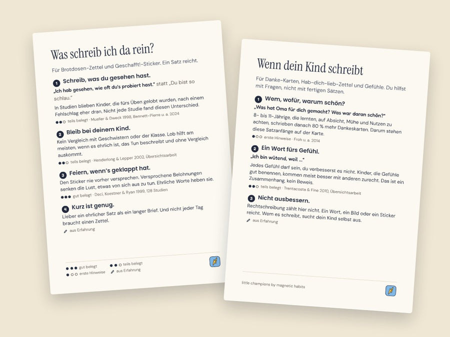Schreib-Hilfe für Eltern