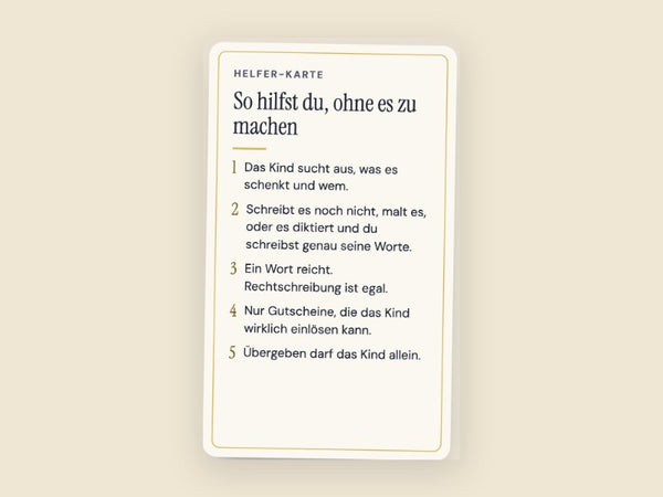 Helfer-Karte