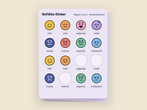 32 Gefühle-Sticker