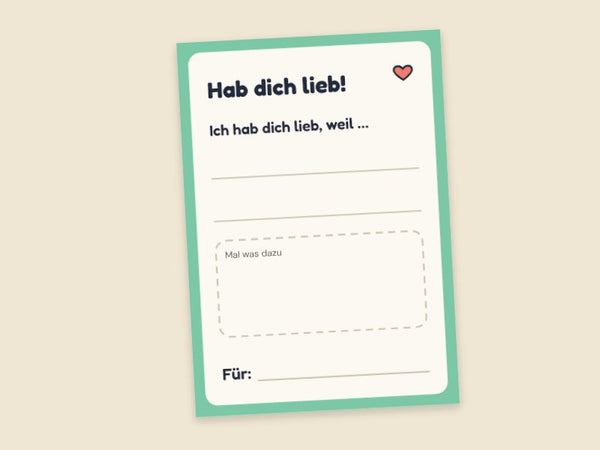 20 Hab-dich-lieb-Zettel