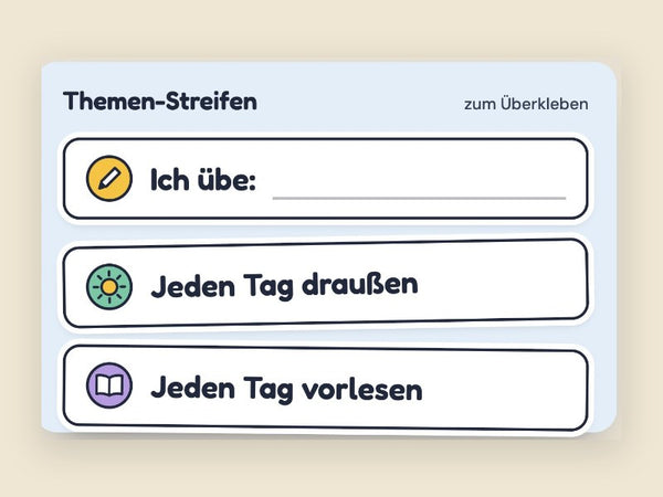 3 Themen-Streifen